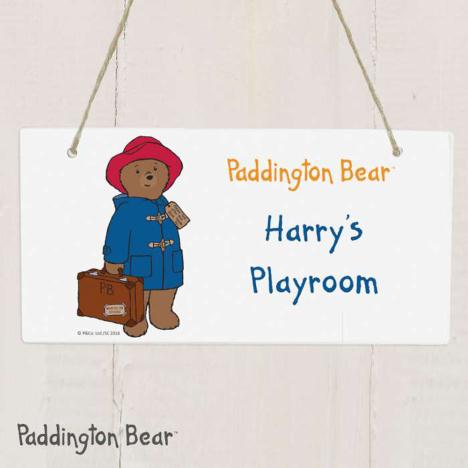 Personalised Paddington Bear Wooden Sign Extra Image 1